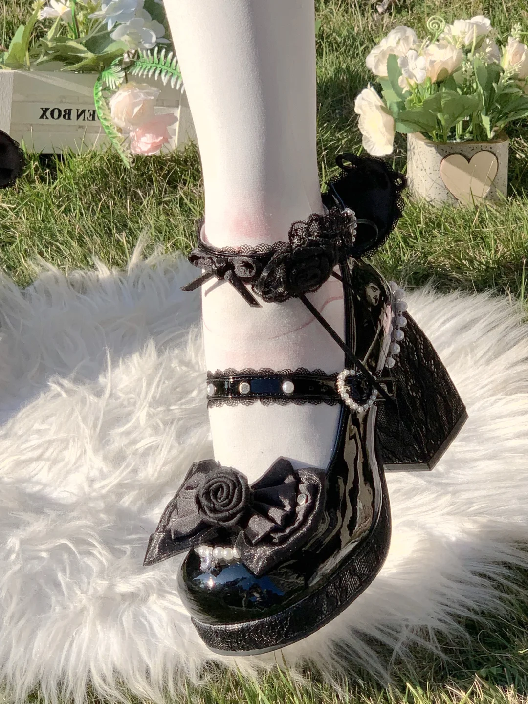 拜托 黑色上脚真的无法拒绝！！🎀