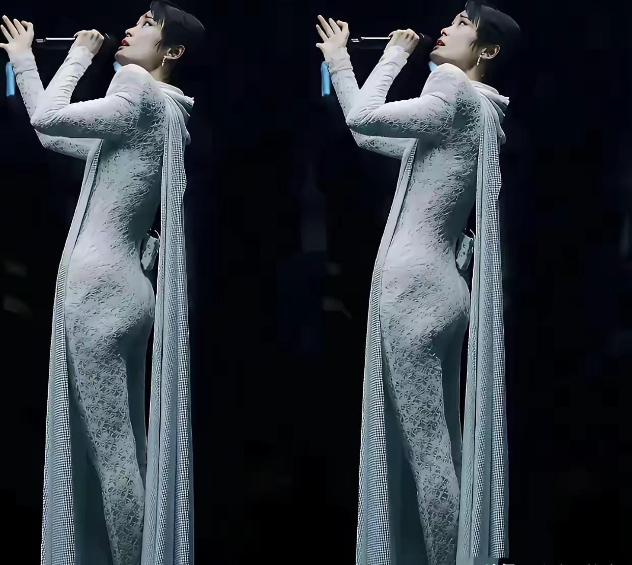 李宇春露腰，臀凹惹争议，真相让人意外。
最近李宇春在跨年晚会上穿了身紧身衣跳舞，