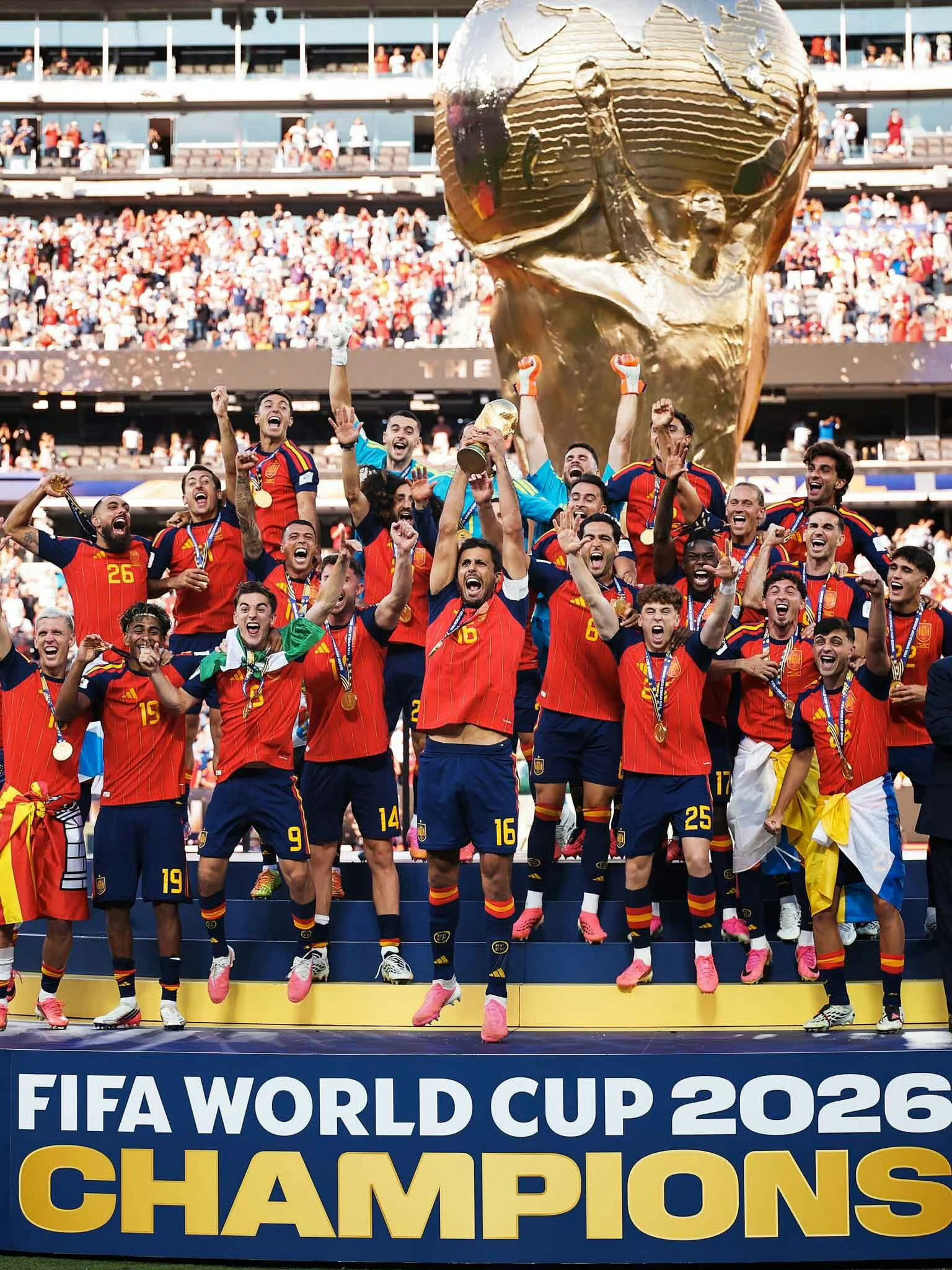 等四年之后，我们将要去往大海的另外一边，在直布罗陀海峡的南北，在大西洋的两岸，我