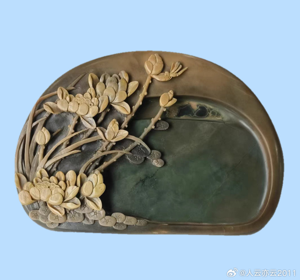 【精品展示】（二）砚台系列（6）：苴却砚❺～～看不砚作品⑦。与师友们分享，一手货