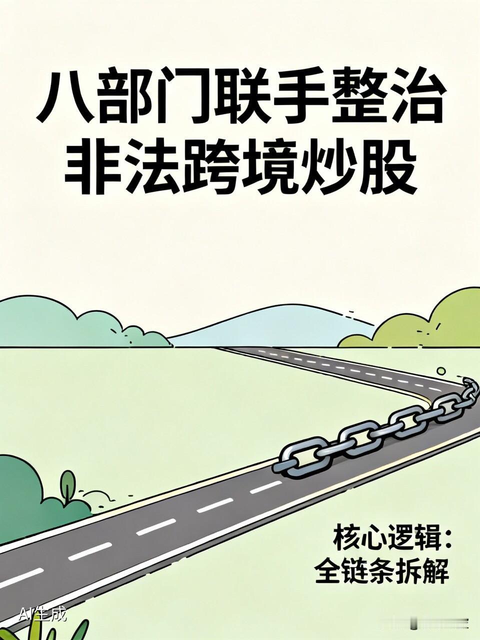 不光是罚公司，这次是“拆链条”：八部门联手整治非法跨境炒股，背后有何深意？

 