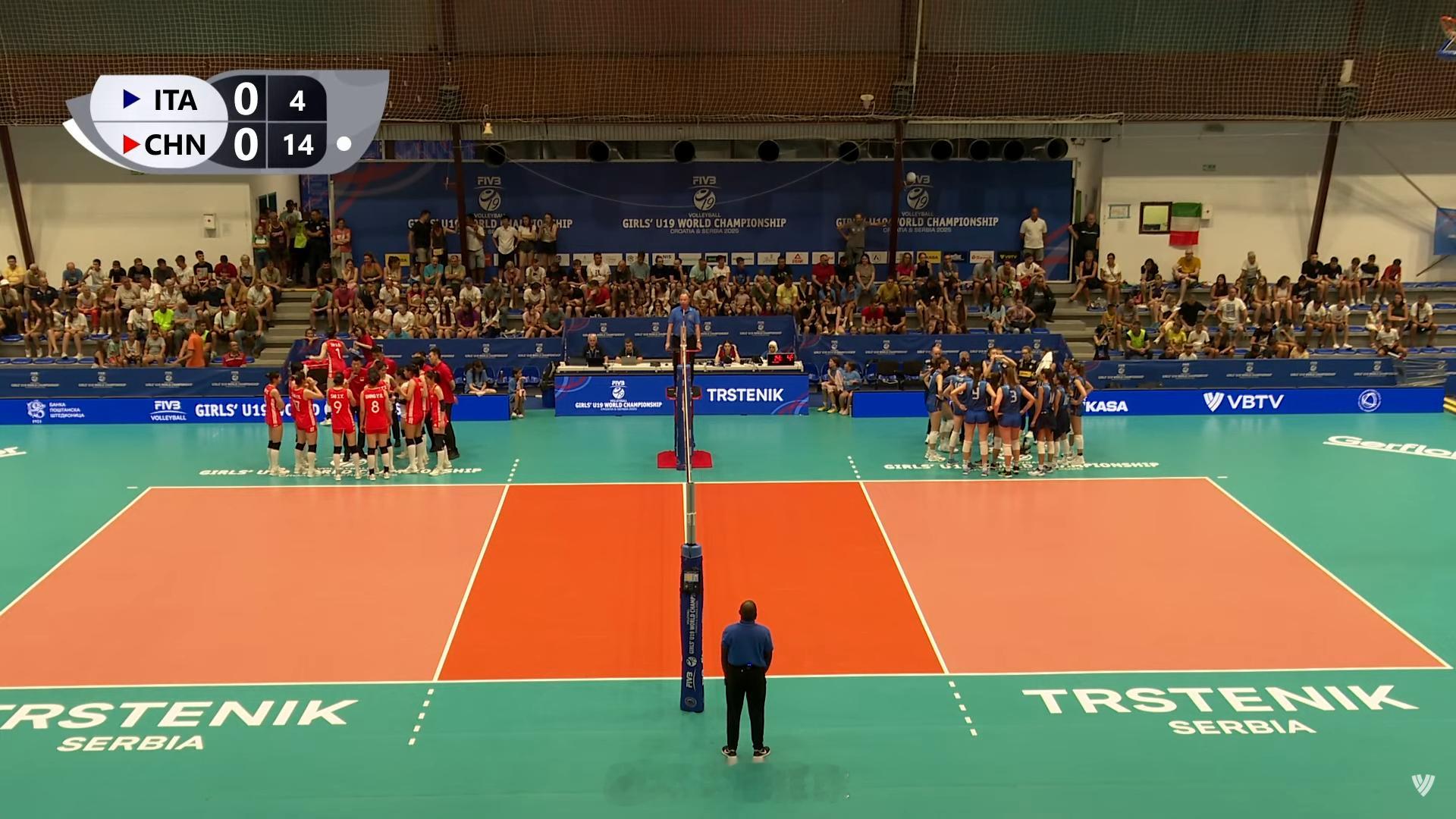 2025U19女排世锦赛 意大利第二次暂停… ​​​