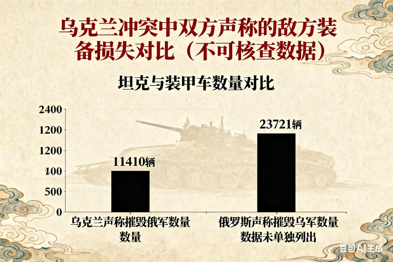 关于乌克兰冲突中的军事人员伤亡与装备损失，目前没有国际权威机构发布的统一、可核查