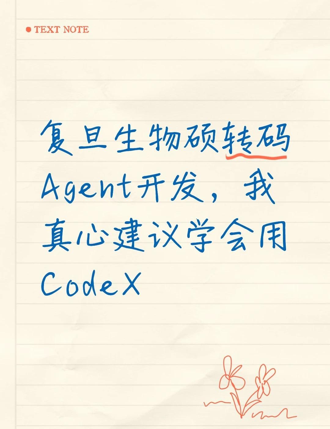 非科班转码，真心建议你先学会用 Codex
无论你还在犹豫要不要转码、学习Age