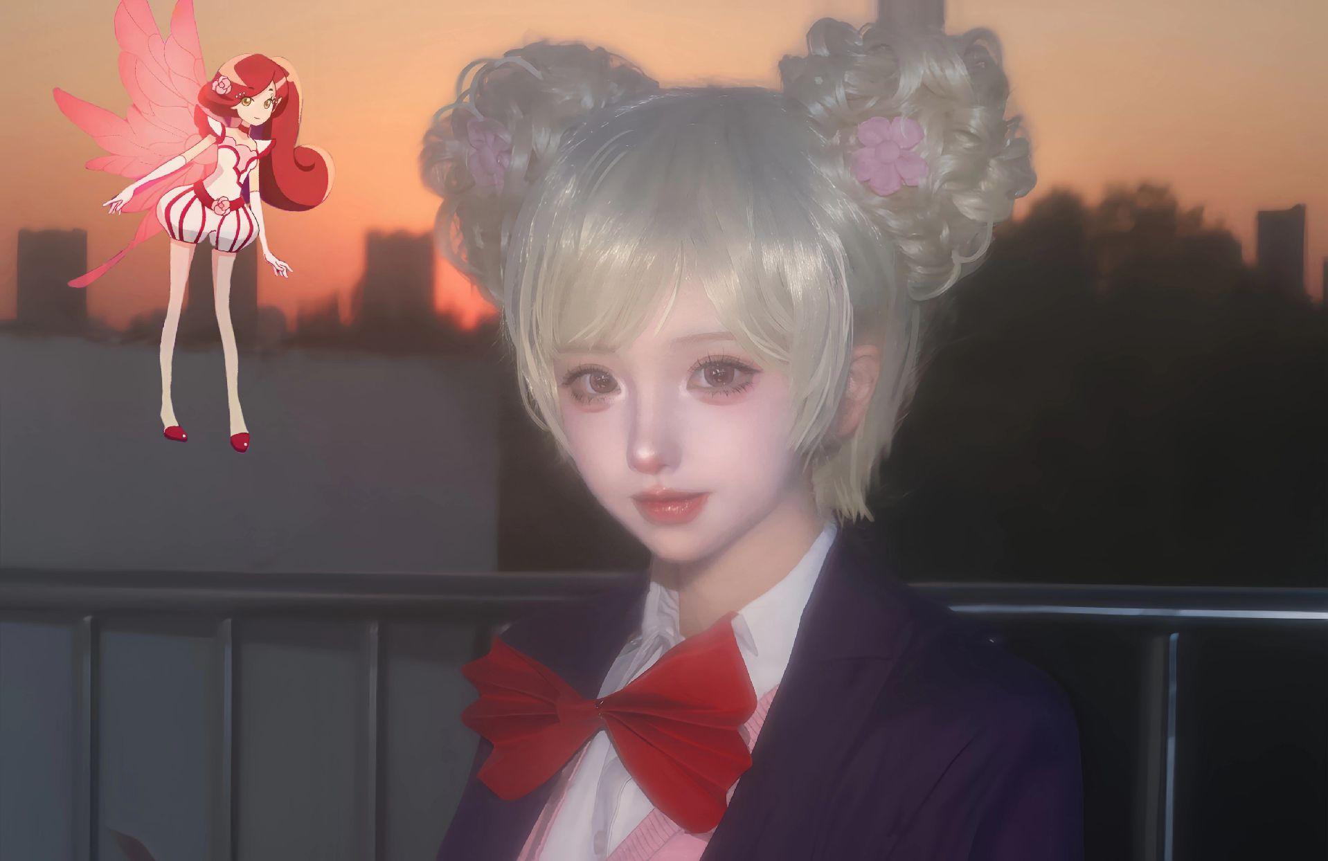 神奇花变身平凡人。