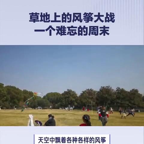 草地上的风筝大战，一个难忘的周末。
三年级作文：看图画写一写，放风筝，350字。