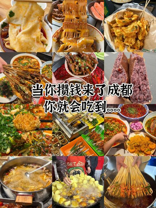 当你攒钱来了成都。。。。