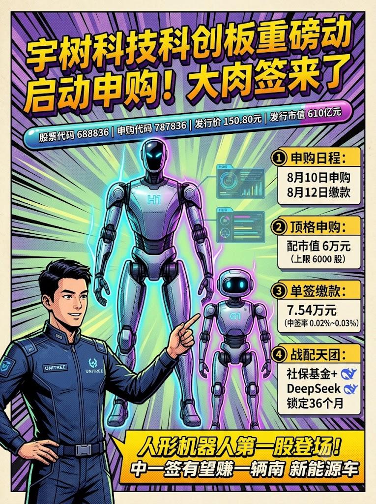 根据红星新闻通报数据，备受瞩目的宇树科技确定按照每股 150.80元 的价格开启