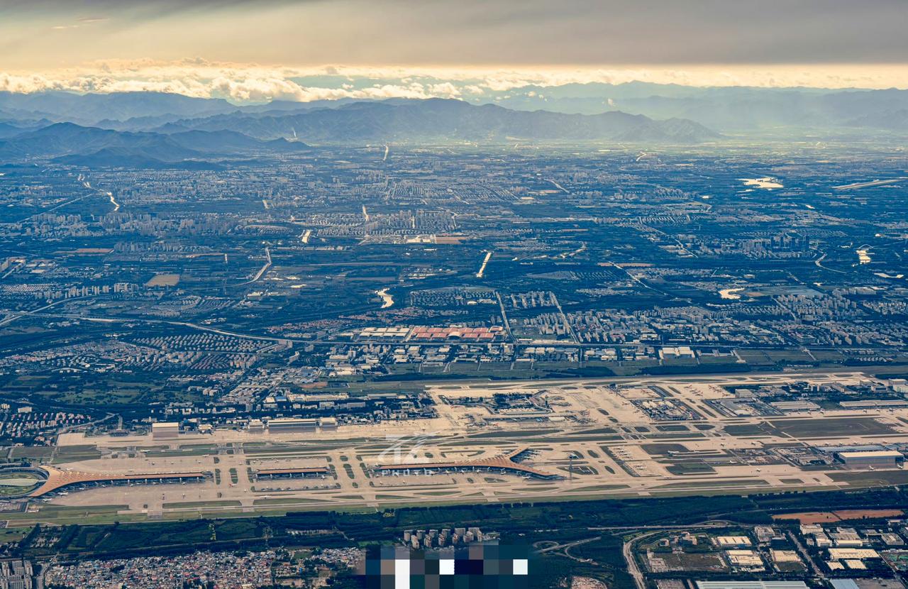 北京市首都机场高清卫星图