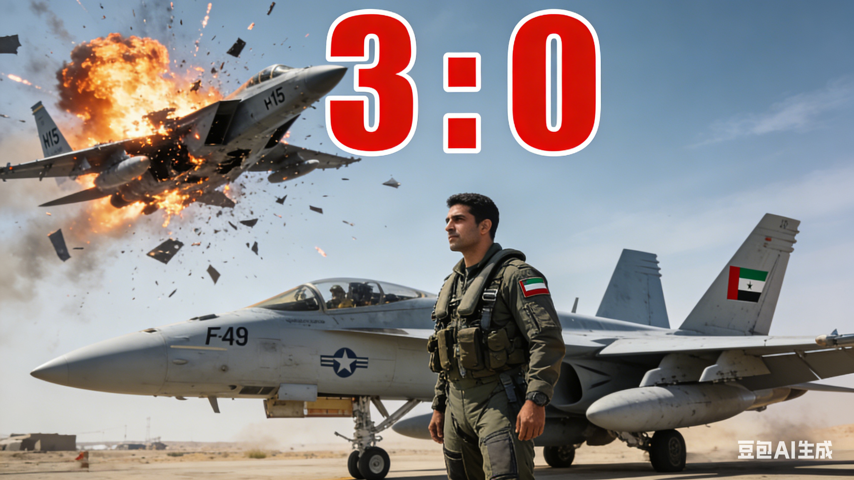 美伊以冲突  科威特&美国：3：0最新消息证实，击落3架美国F-15战斗机的是科