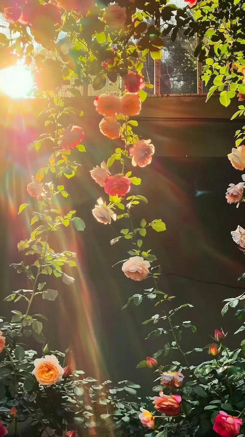 丁达尔与玫瑰花的碰撞！ ​ ​​​