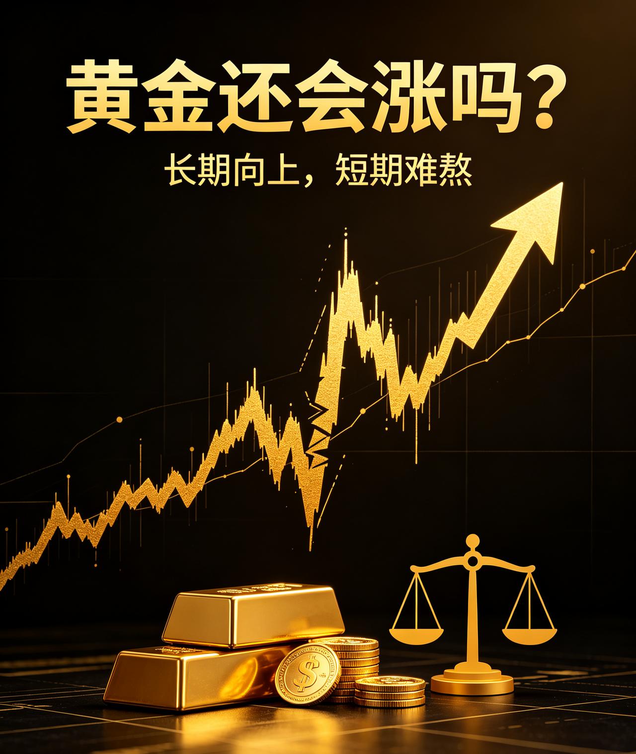 黄金将来肯定会涨，短期波动有多少人能扛住？如果没有别的金属能替代黄金，从长期来看