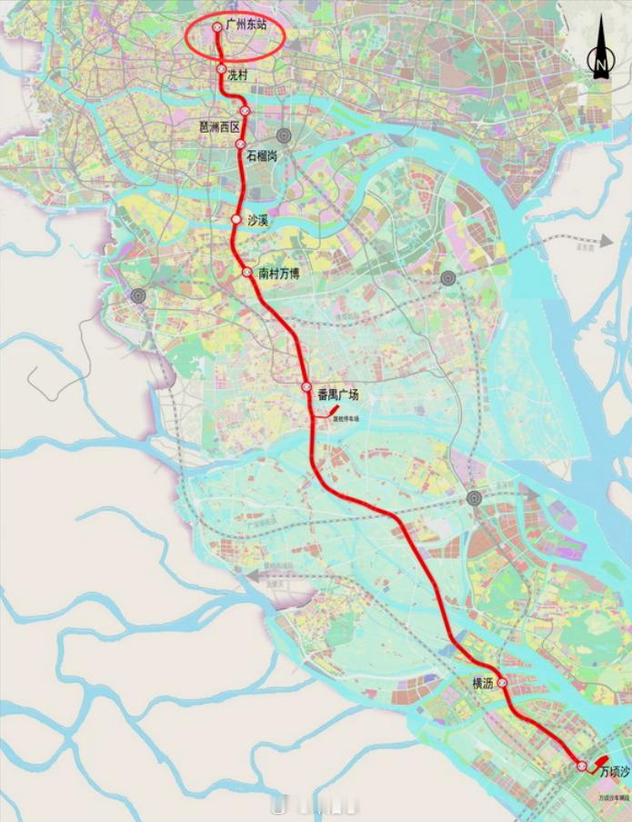 【广州地铁18号线或加站】广州规自局发布了南沙区中铁二十二局集团轨道工程有限公司