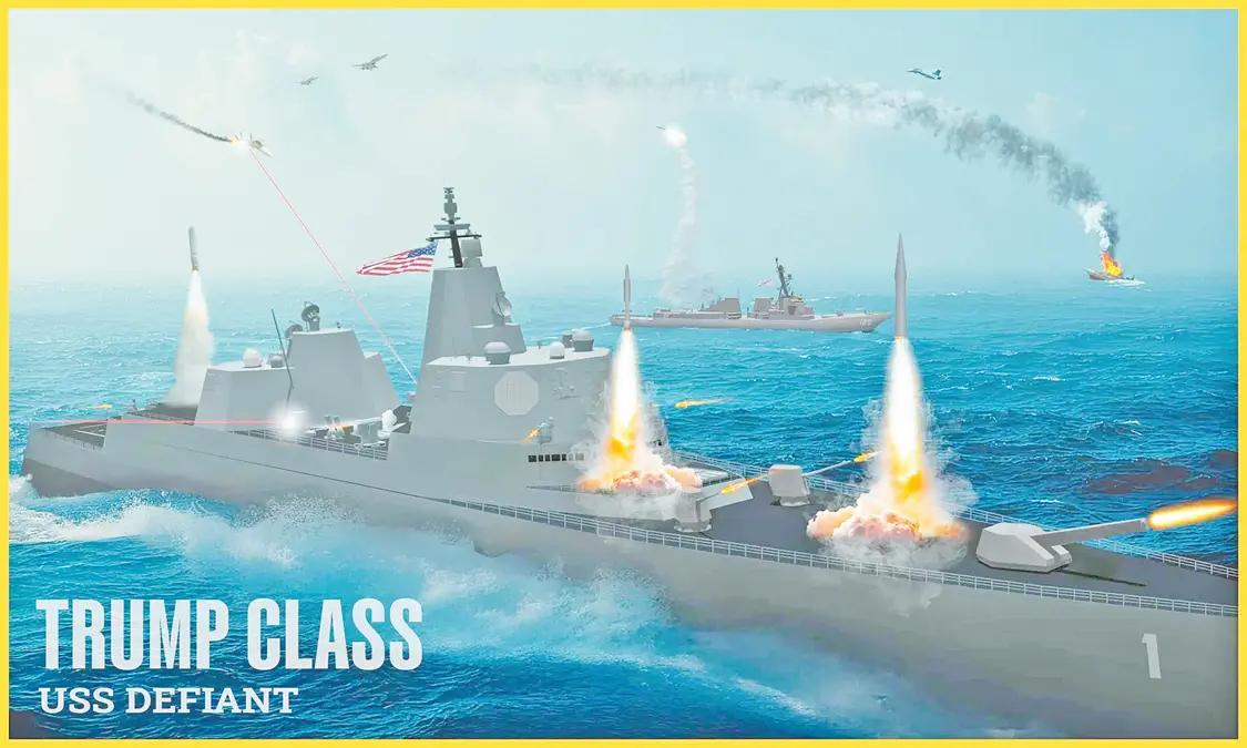 特朗普能登上他雄心勃勃，计划打造的超级战列舰么？

一个字：难！

近日，美国总