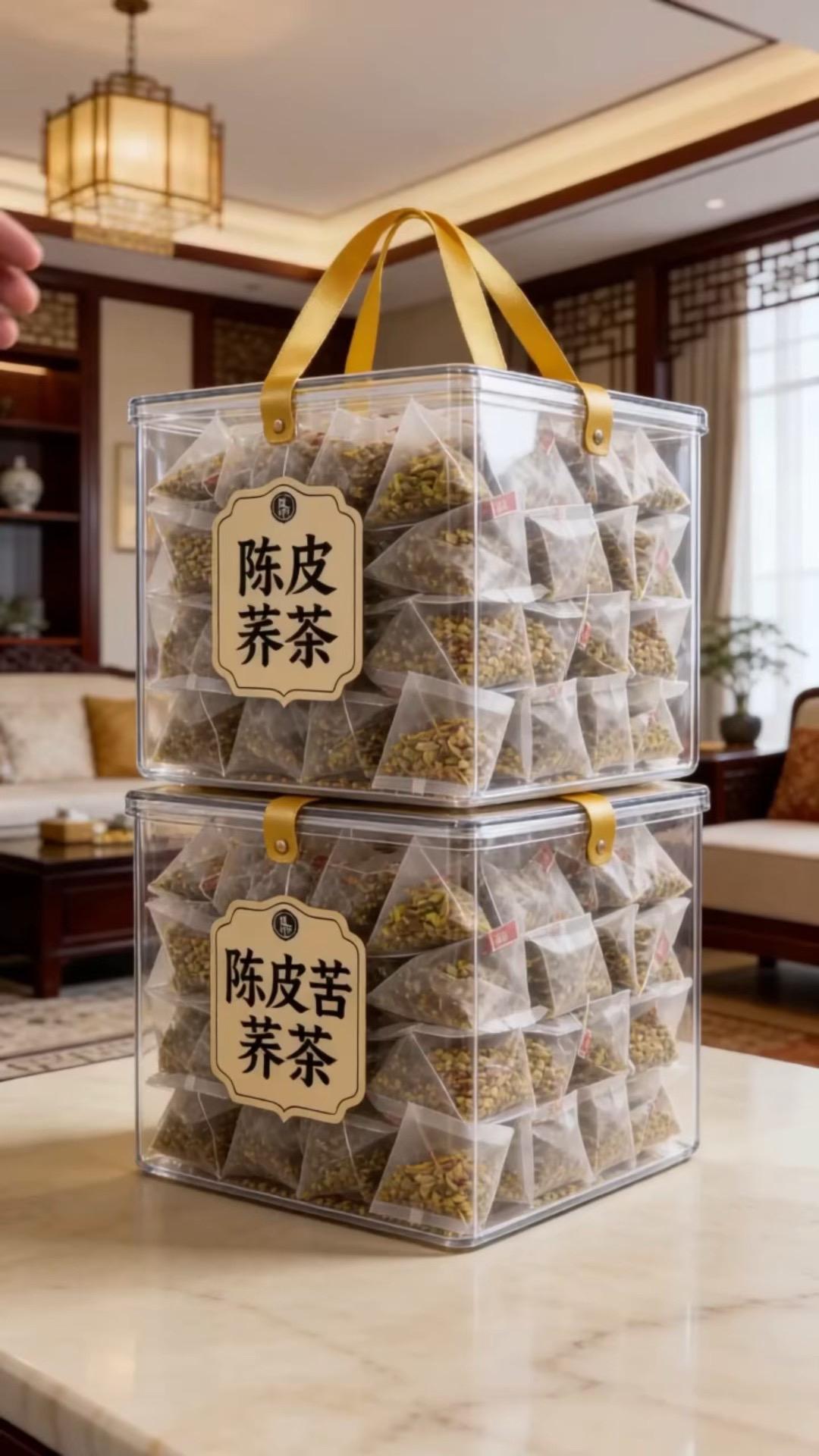 陈皮配苦荞，茶香醇厚回甘。独立茶包冲泡方便，解腻又养生，日常喝超舒服...