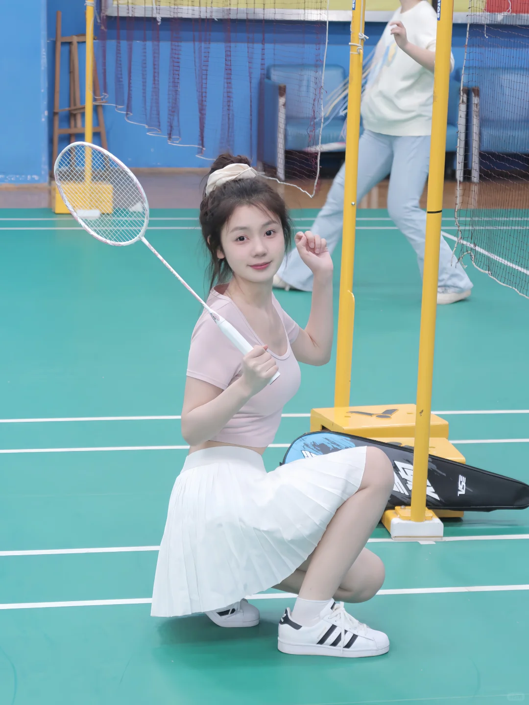 存一些运动拍照姿势🏸️
