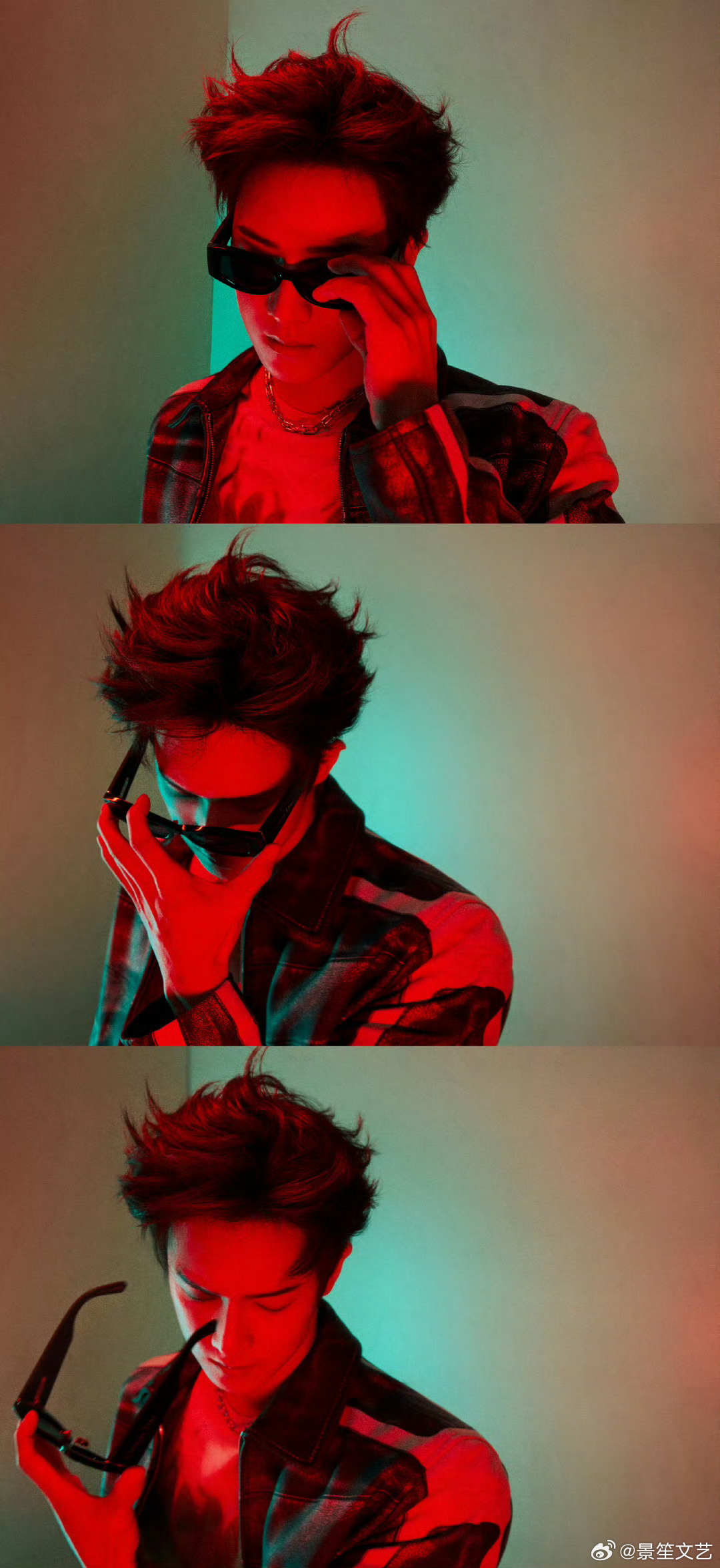 李昀锐真空丝带西装李昀锐现身TF活动，蓝色真空丝带西装造型亮眼，清爽干净的妆容让