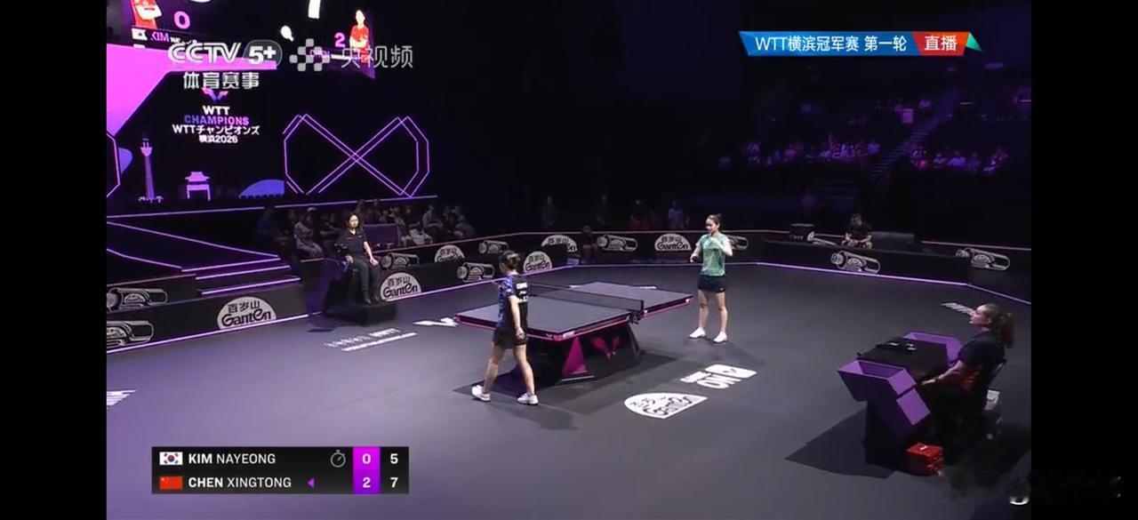 陈幸同3:0金娜英！
女队这几个还是很让人放心的，尤其像陈幸同和王艺迪，功底是真