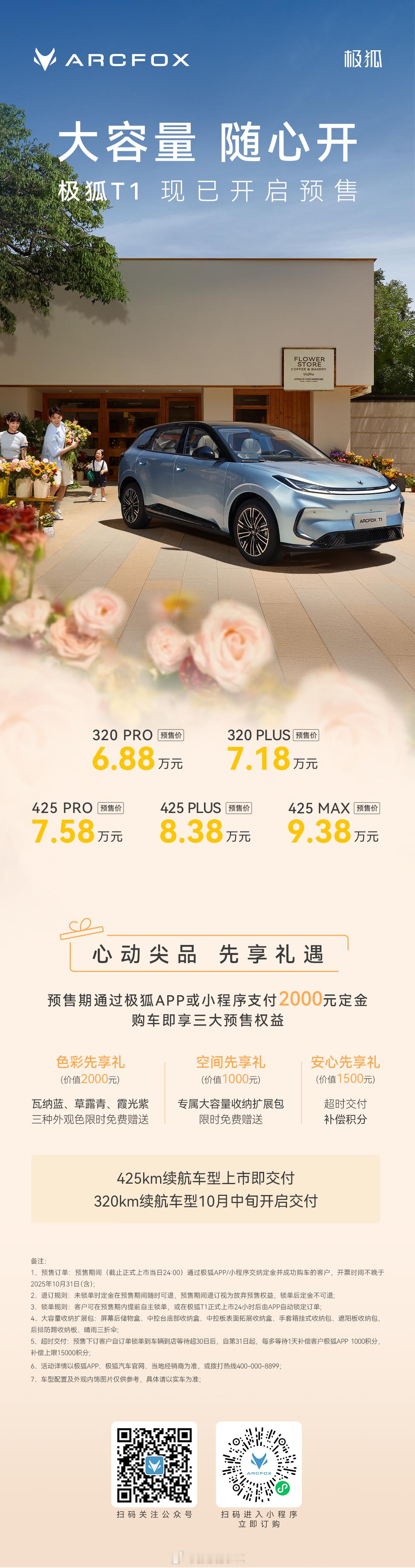 又一辆A0级纯电小车来了，极狐T1开启预售 ​​​