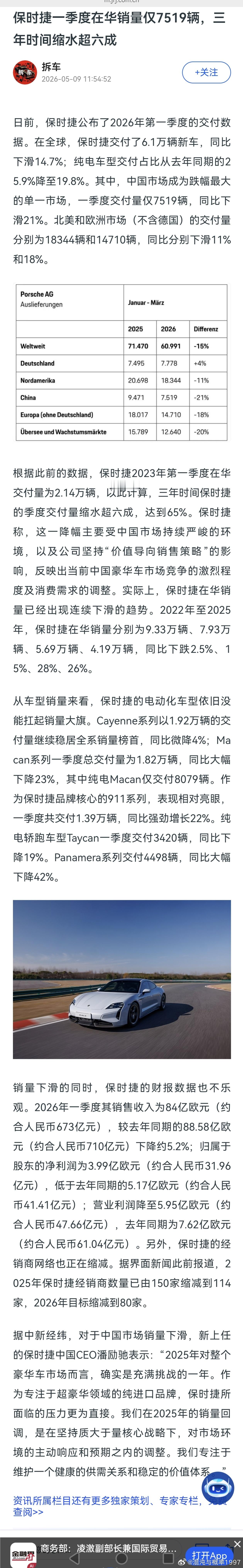 100多万以下的燃油车，我觉得销量都会不好，都会被新能源卷死。只有大几百万以上的