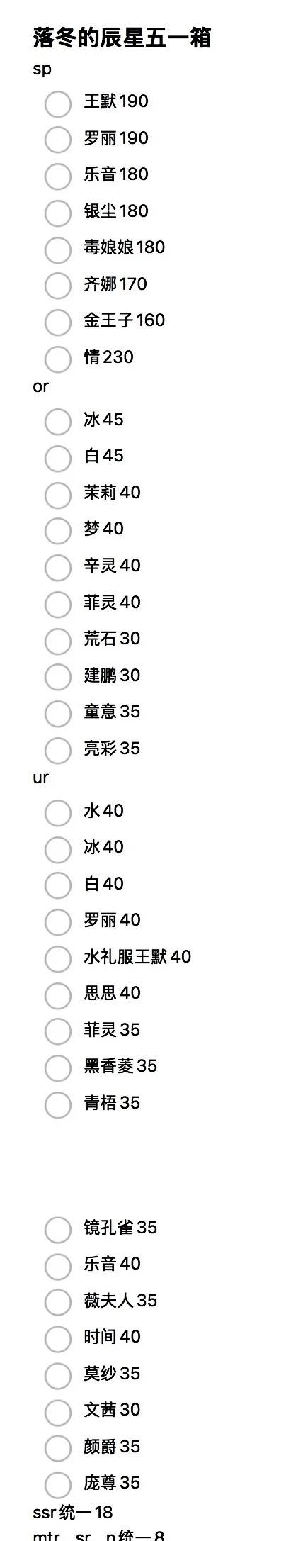 叶罗丽辰星五拼车
叶罗丽辰星五拼车叶罗丽 辰星五 辰星五拼车 冰公主 白光莹 王