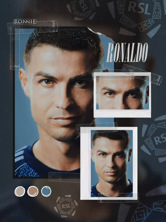 C罗又一张帅气的定妆照