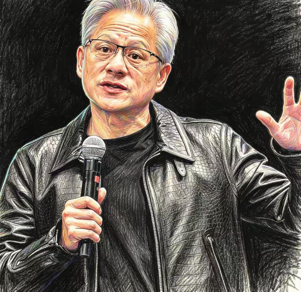 黄仁勋认输了
黄仁勋仗着以前英伟达芯片在中国占有率95％，他这次跟着特朗普来，还