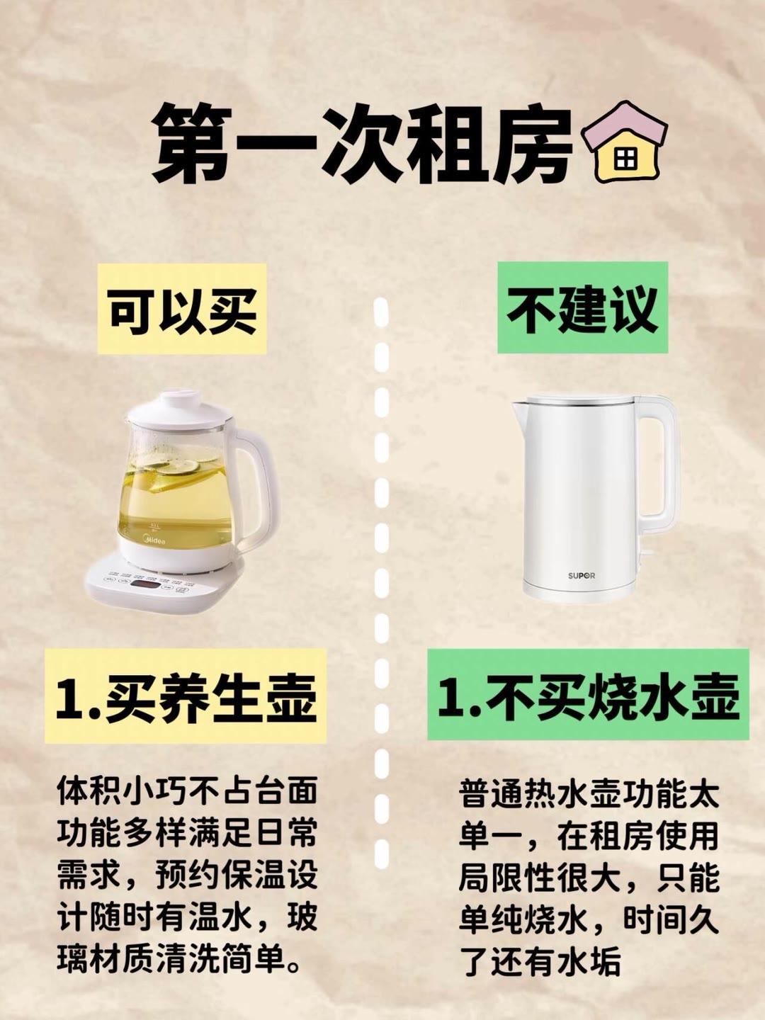 毕业租房档看过来
租房消费法则：只买轻便、能带走、一物多用的东西。
拒绝笨重大件