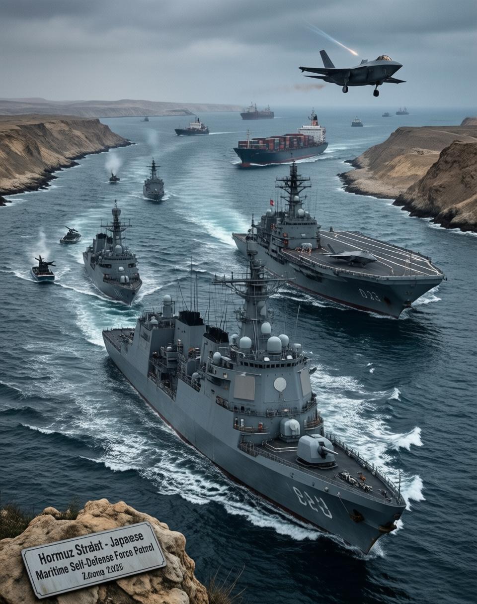 日本现在被架在火上烤。霍尔木兹海峡一封锁，44艘日本船就这么困在波斯湾动弹不得—