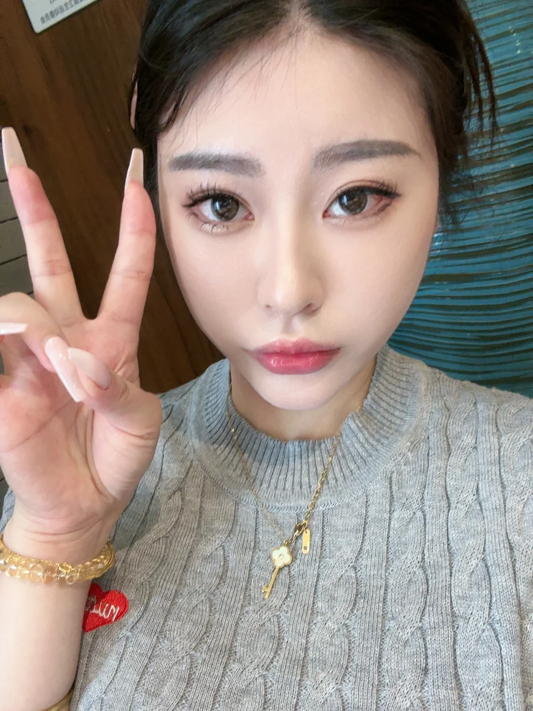 今日份满意妆容