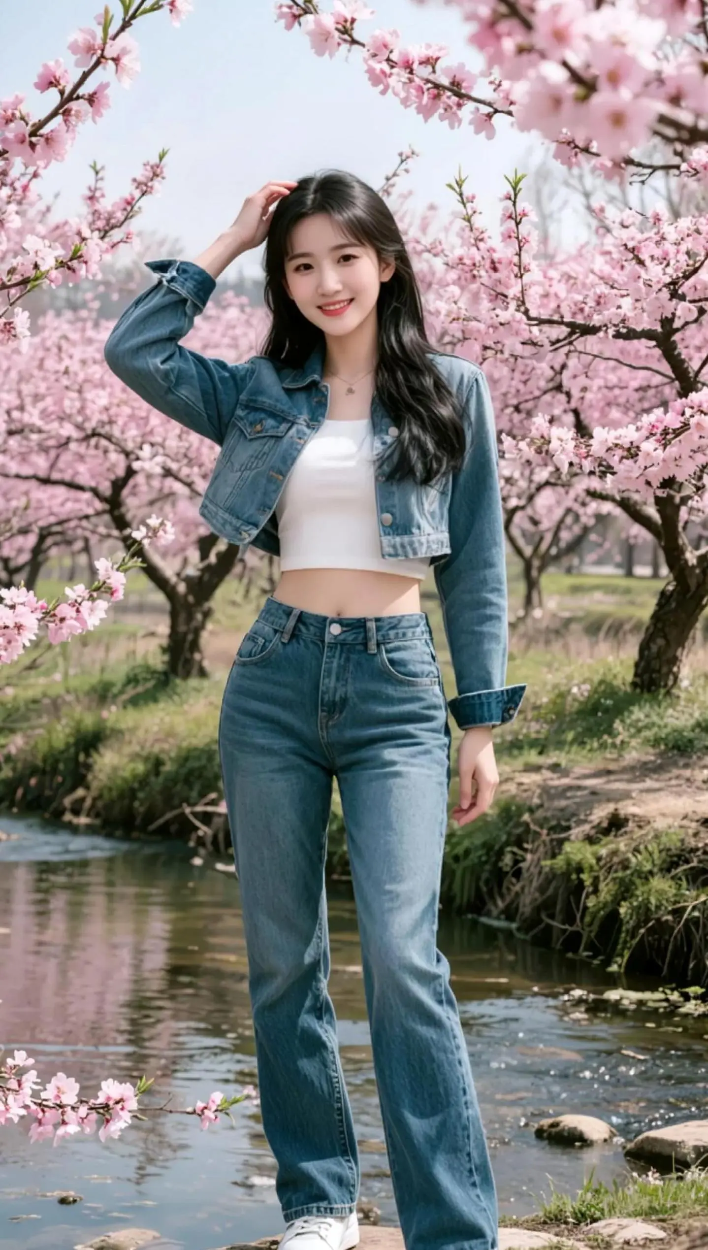 AI桃林牛仔照 随变ai随便玩