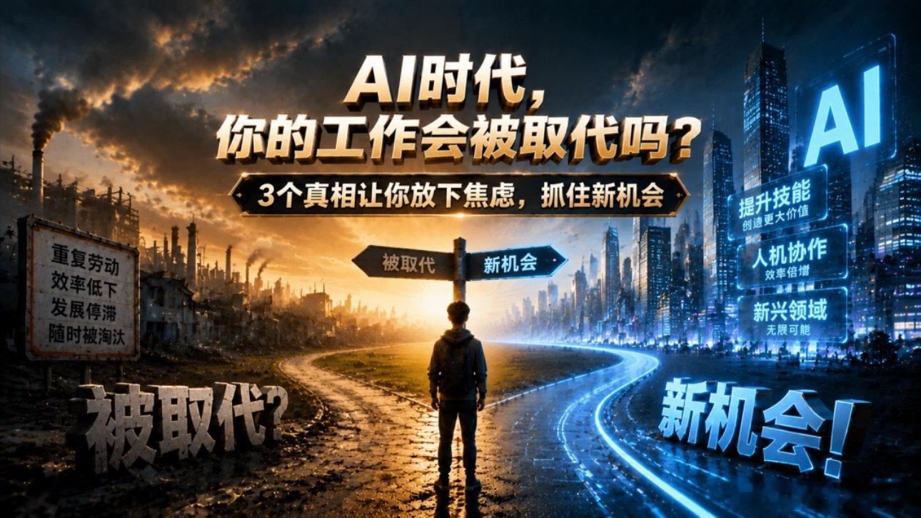 AI时代转行来得及吗聊聊我真实的想法，我并不建议大家一感受到AI带来的压力，就冲