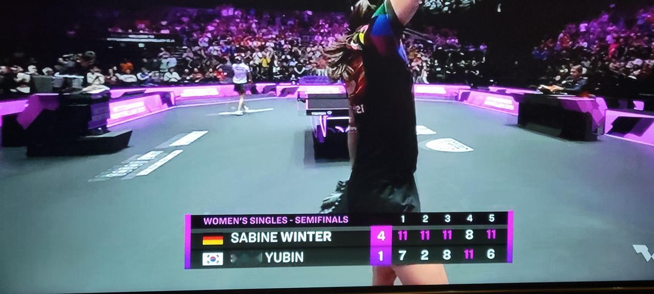 大爆冷：申裕斌1:4不敌温特，止步四强！
温特本场比赛状态极佳，手感火热，进攻凶