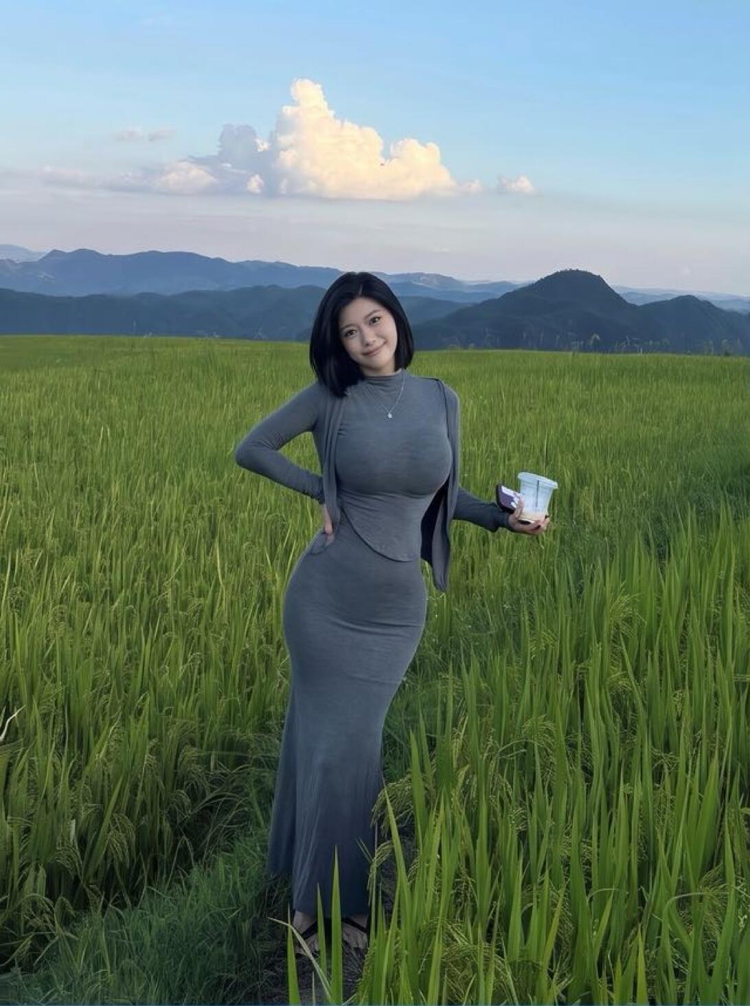 这才是正儿八经的田野照，该有的样子，我没说错吧？
