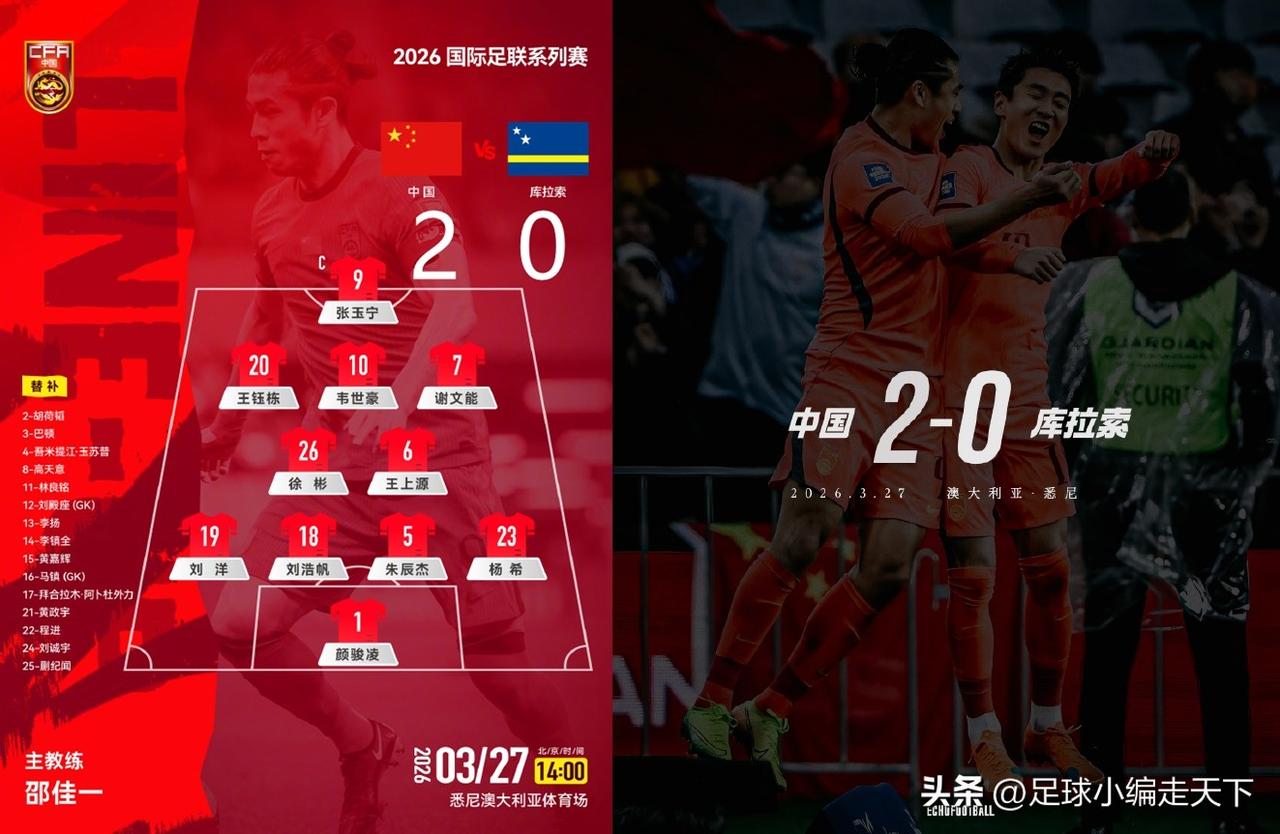 咱们完全有资格取代伊朗啊，热身赛之王的国足又回来了！
话说这库拉索连中国队都踢不