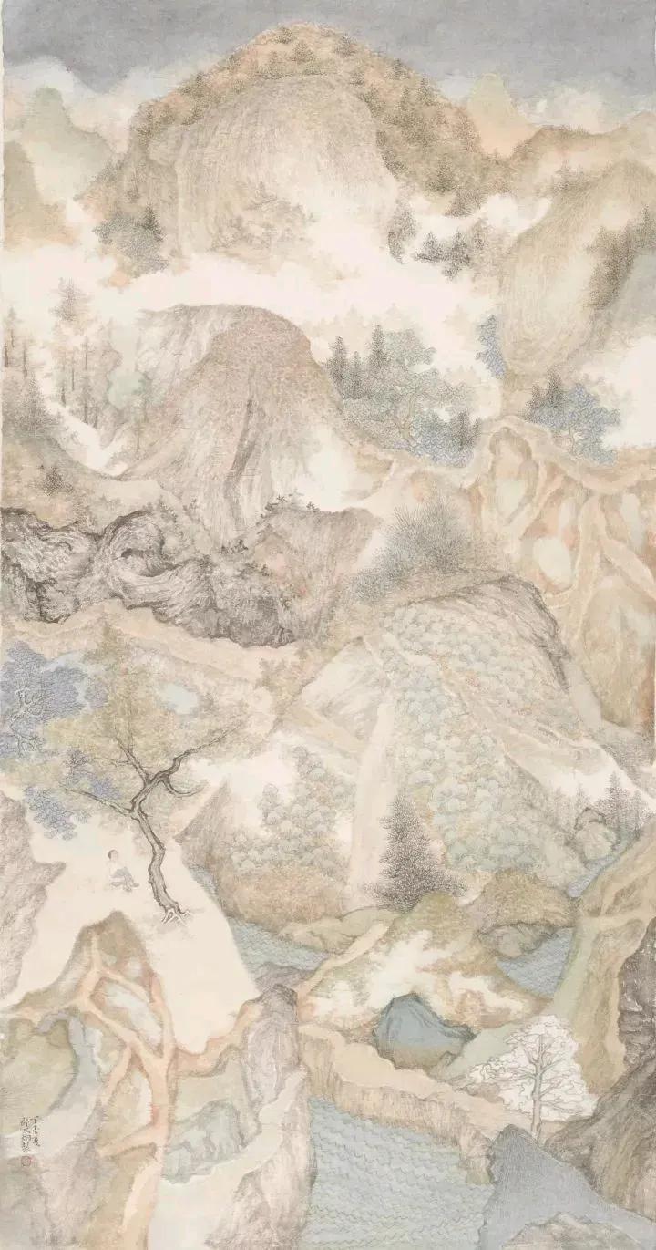 他对生活、对传统、对自然有着强烈的热爱，因而在他的笔下，一草一木，一花一石，都蕴