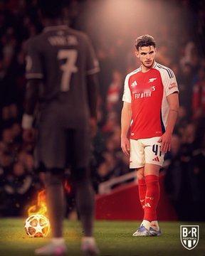 距离德克兰·赖斯对阵15次欧洲冠军得主时打入两记精彩绝伦的任意球已经过去一年了。