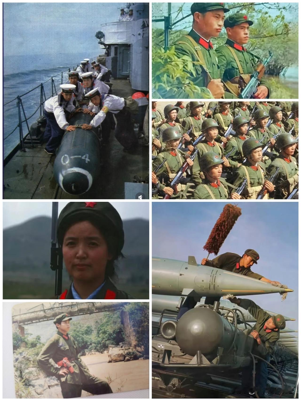 当年怎么拍照都是英姿飒爽，虽然是摆拍，但看起来每个人都非常有投入感。给人的感觉就