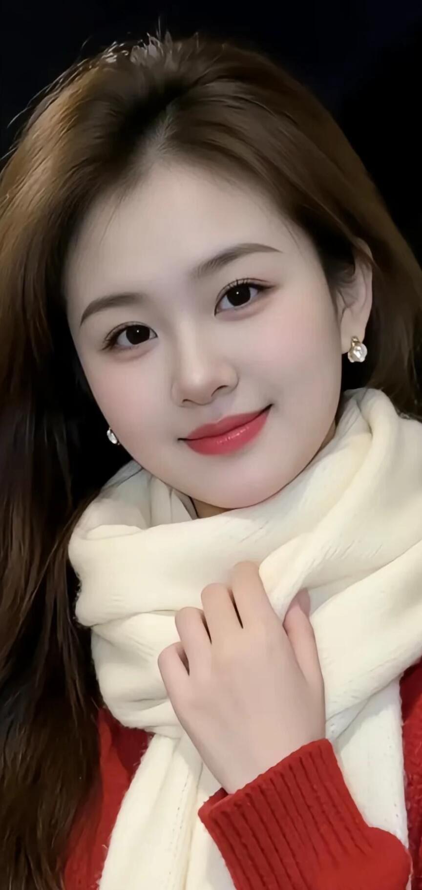 冬日暖阳下，温柔笑容绽放的瞬间