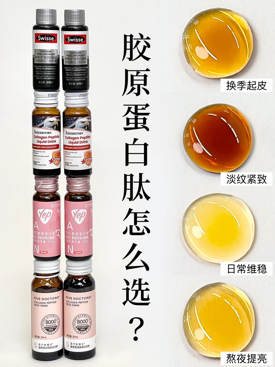 胶原蛋白肽四大金刚 满30-10岁易如反掌