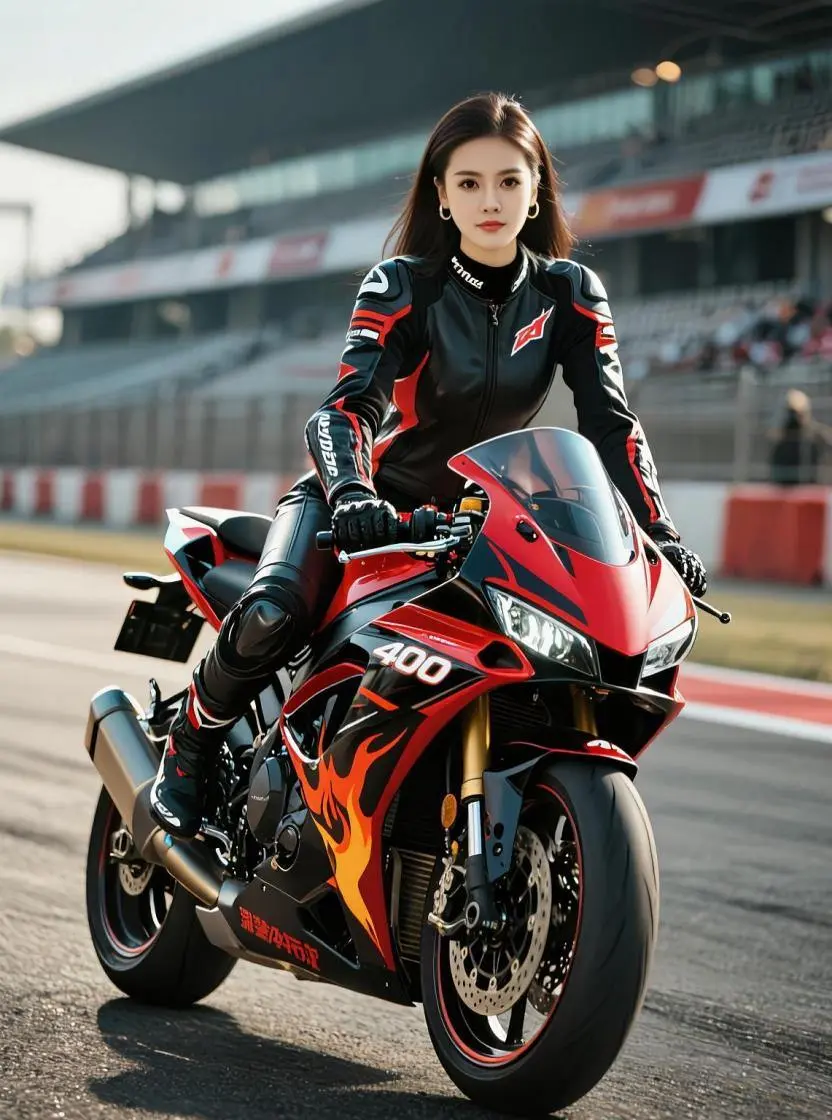 今日分享 与众不同 爱了爱了机车美女拍摄