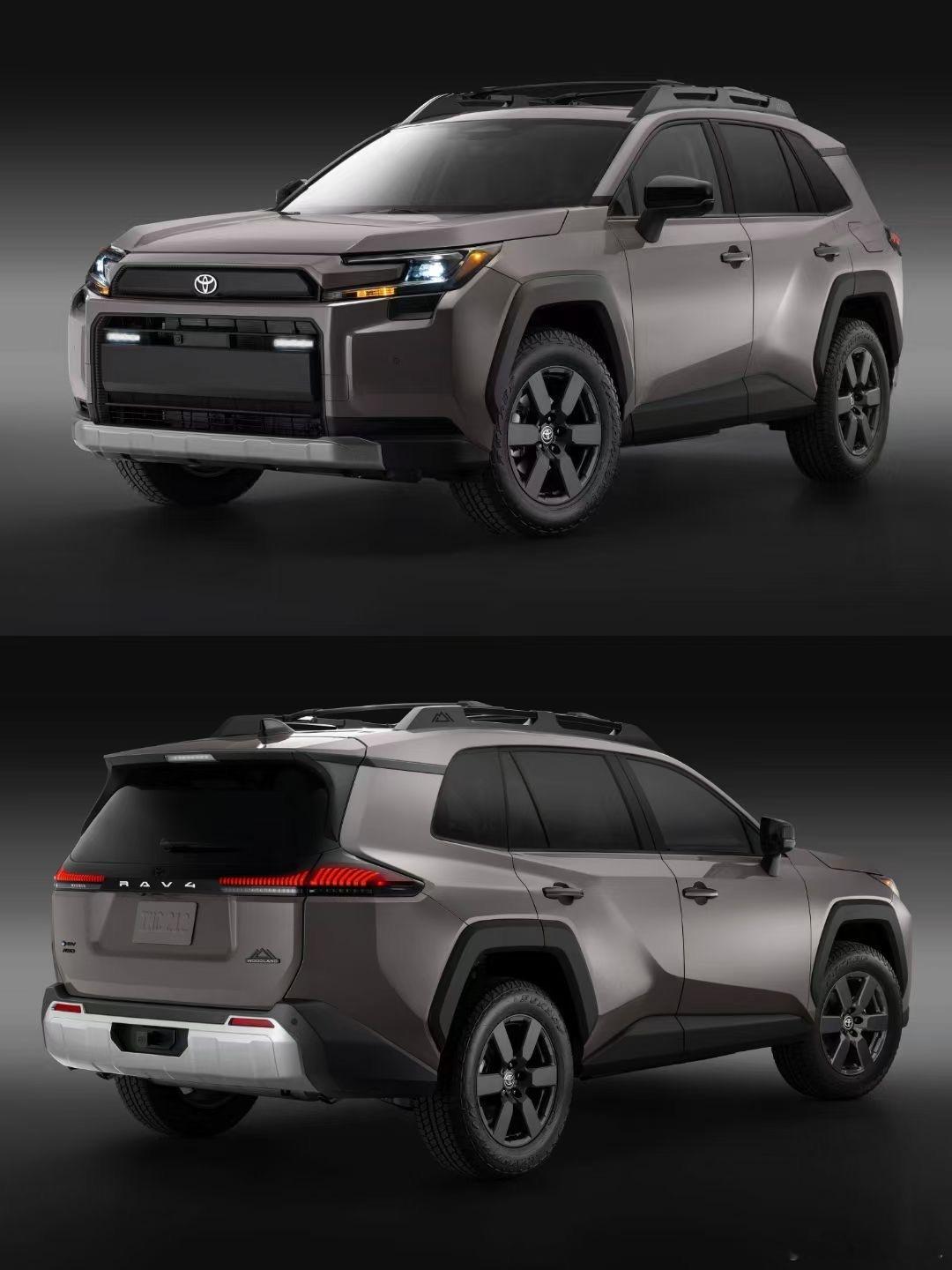 丰田rav4 全新丰田RAV4也搞了三张脸，不知道南北丰田怎么选了。威兰达大概率