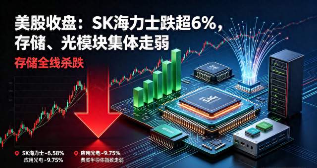 美股收盘：SK海力士跌超6%，存储、光模块集体走弱