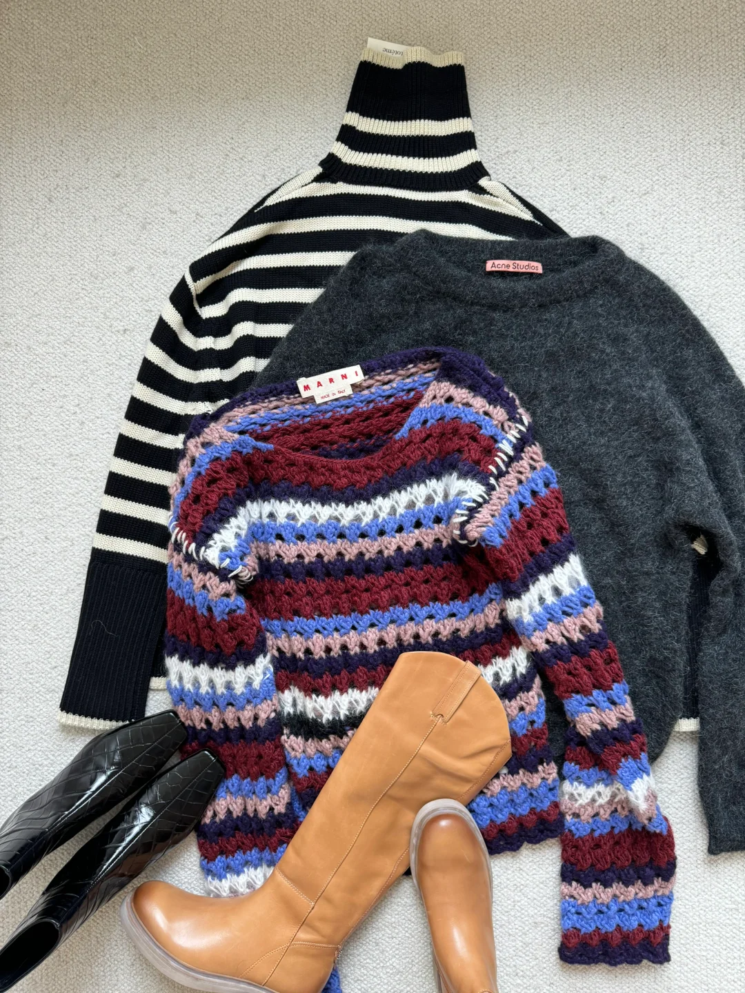 购物分享✨｜新毛衣新靴子也太好看了叭！