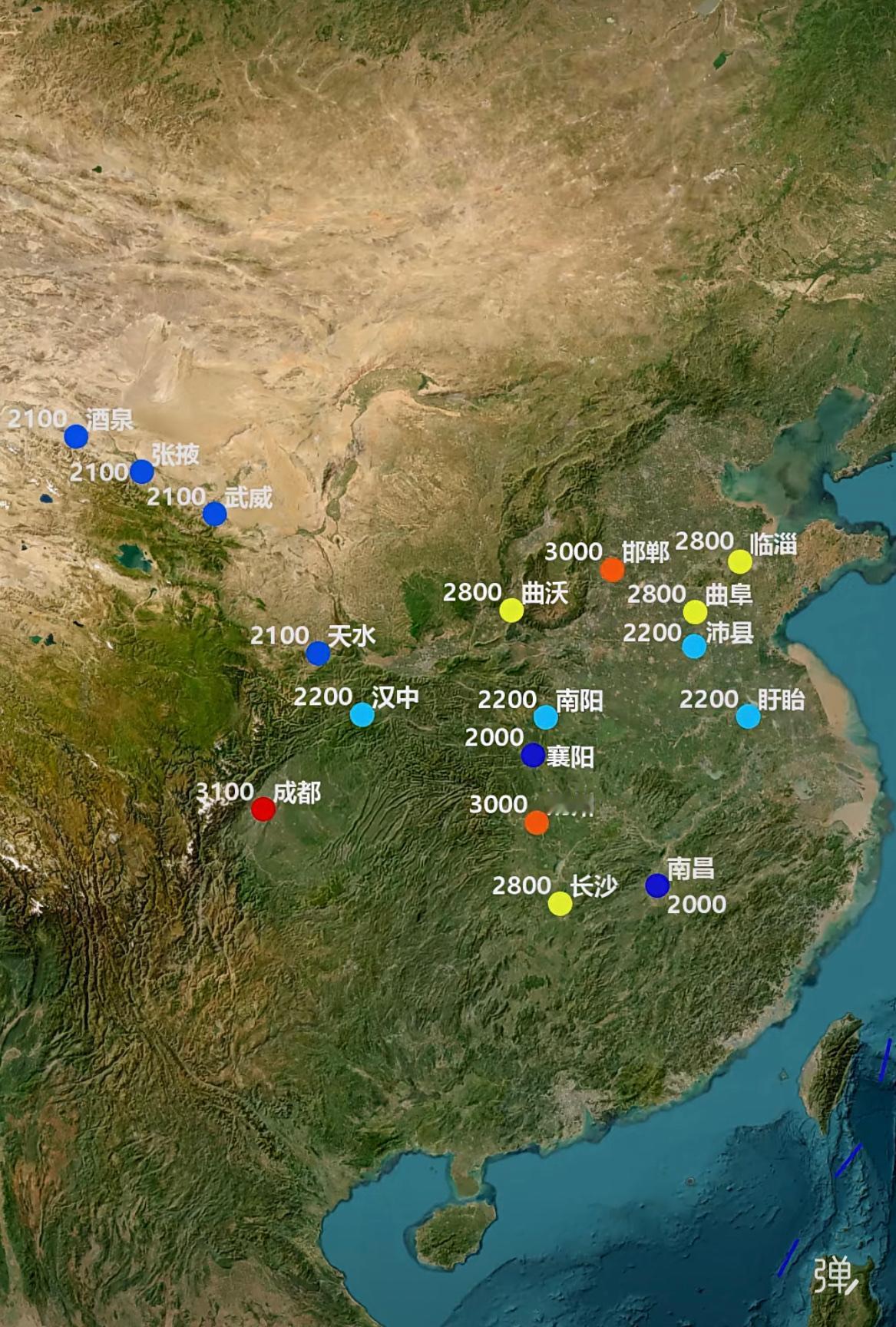 千年未改名的城市代表。

去过张掖，那里的早点挺好吃的，有一种面很有特色很好吃[