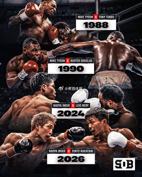 拳坛速递 日本东京巨蛋有史以来仅举办过3场拳击赛事 🏟️▫️迈克·泰森（Mik