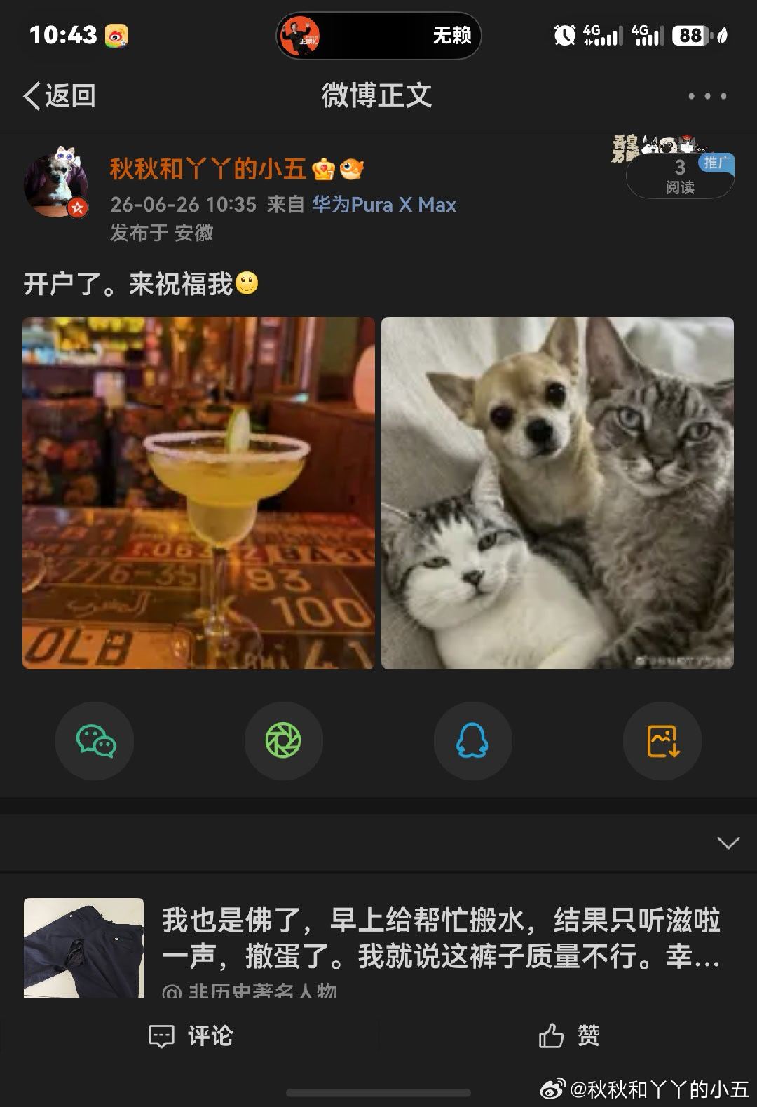 又审。来祝福我