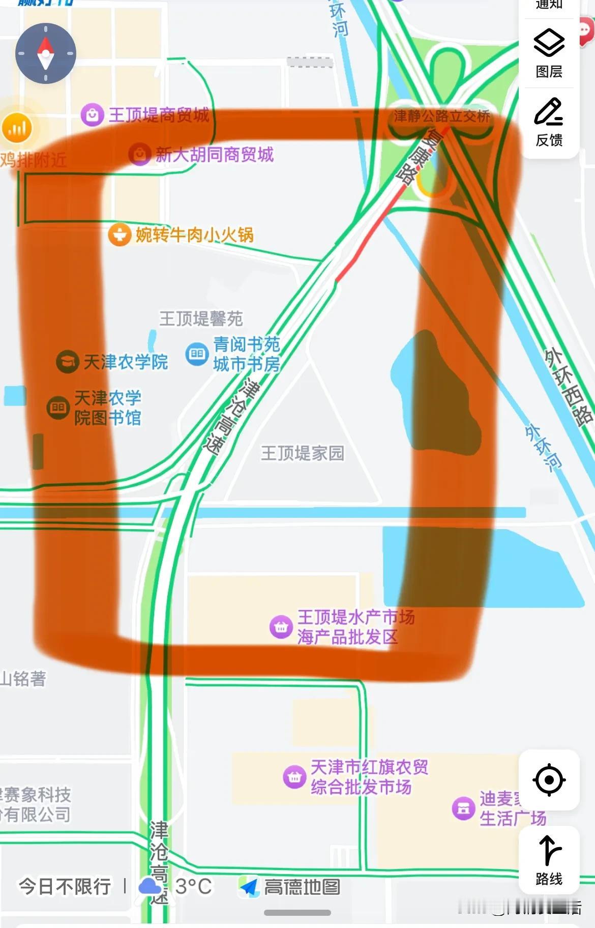 强烈建议复康路与S6交界处安路灯，这块车流量很大，晚上很多骑车在快速路上行驶，这