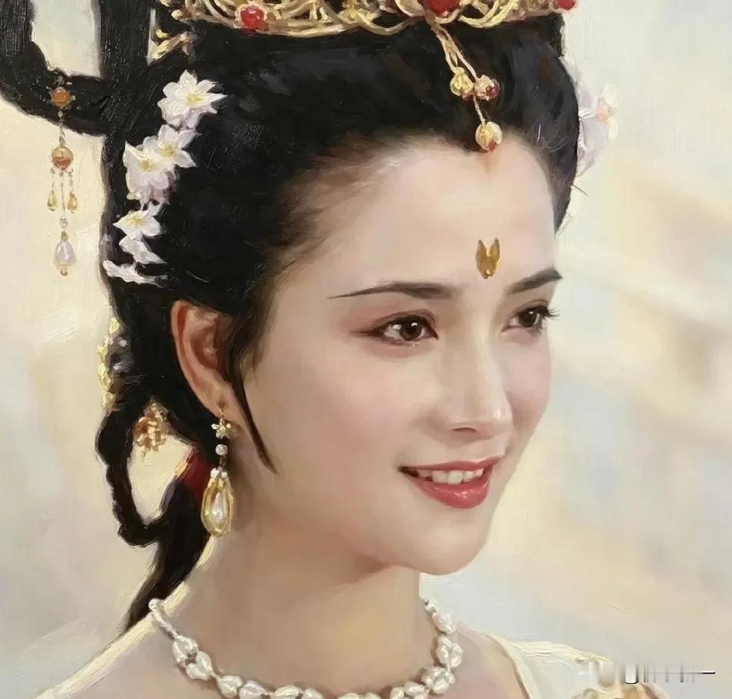 不愧是把四大名著美人演个遍的女神啊
何晴直接让人一眼万年的惊艳了
古典第一美人名