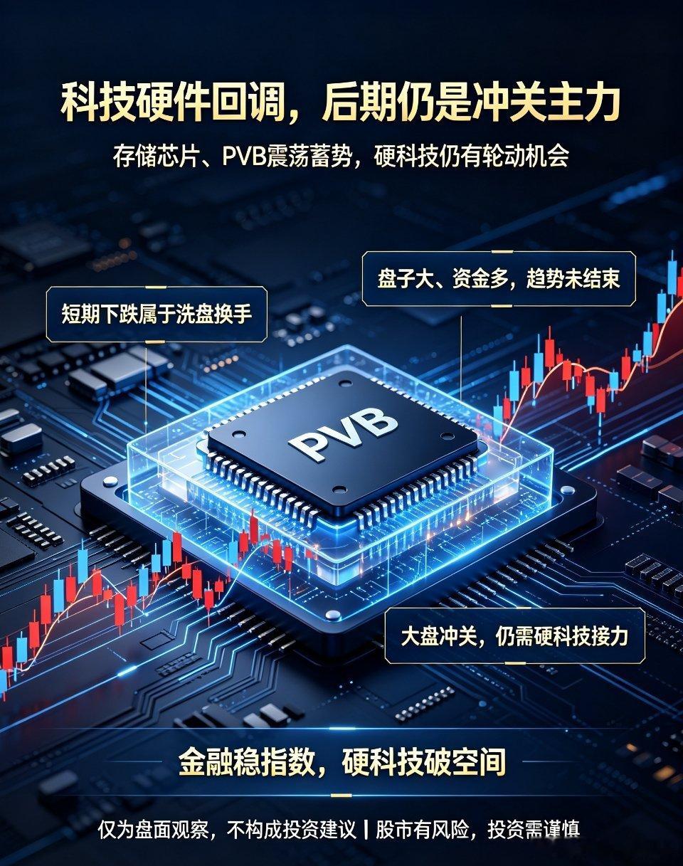 盘面深度复盘：科技硬件短期回调，仍是后期冲关核心主力今日盘面结构性分化明显，存储